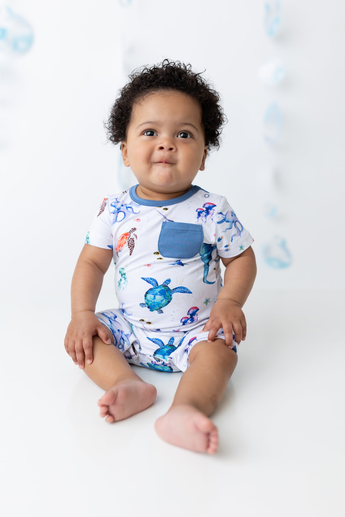 Marine Life Shortie Romper