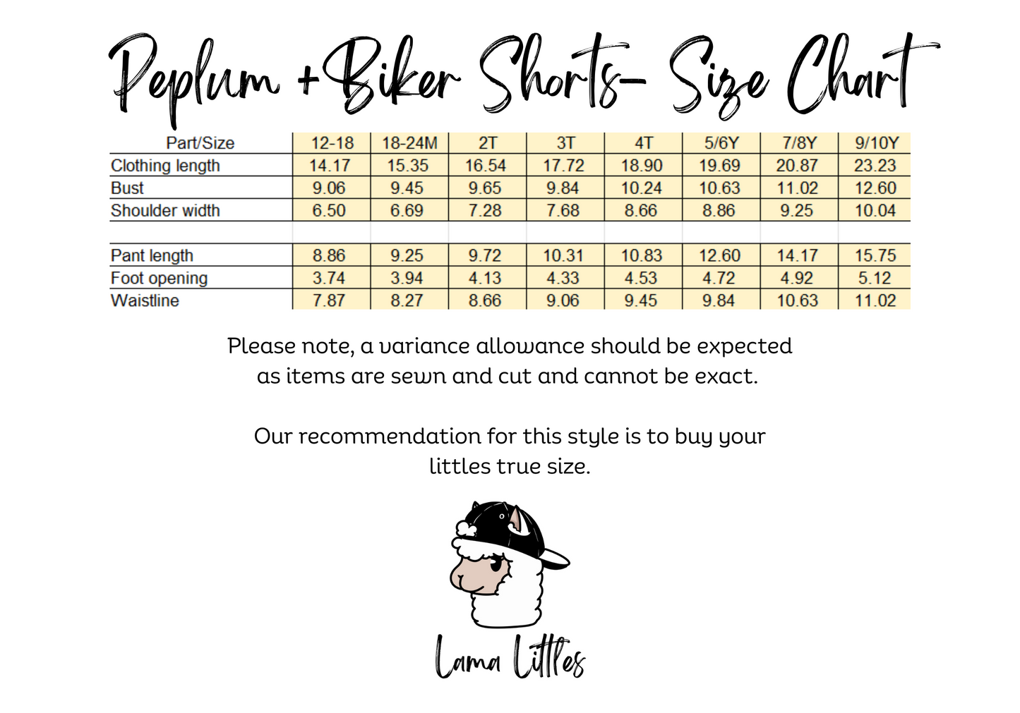 Spring Sidekicks Peplum top + biker shorts