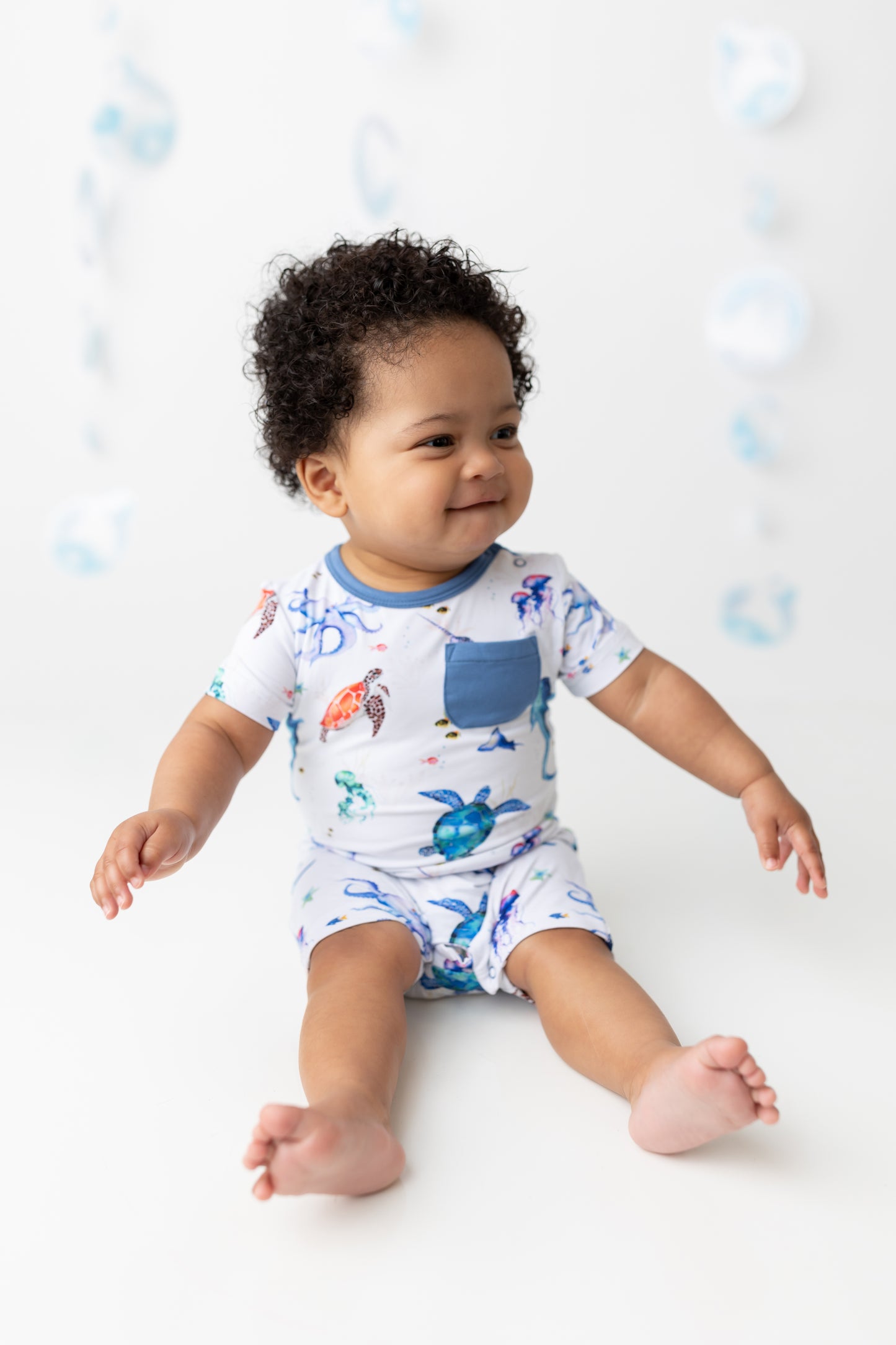 Marine Life Shortie Romper