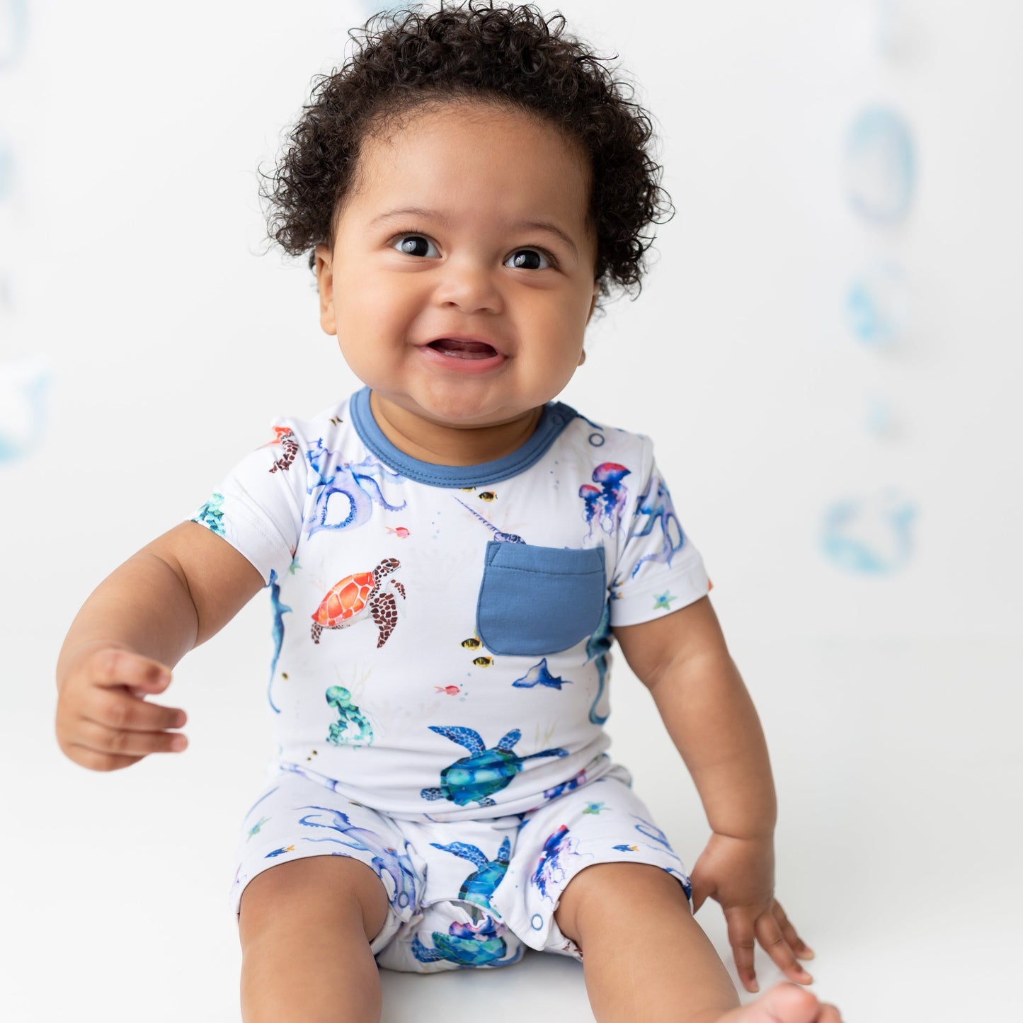 Marine Life Shortie Romper