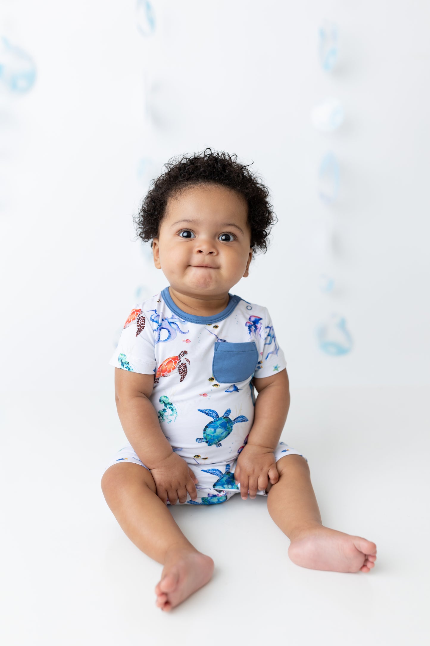 Marine Life Shortie Romper