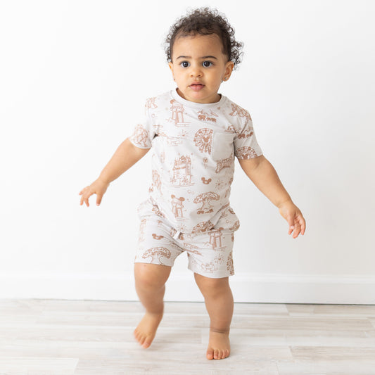 Neutral Parks Daywear Short Set