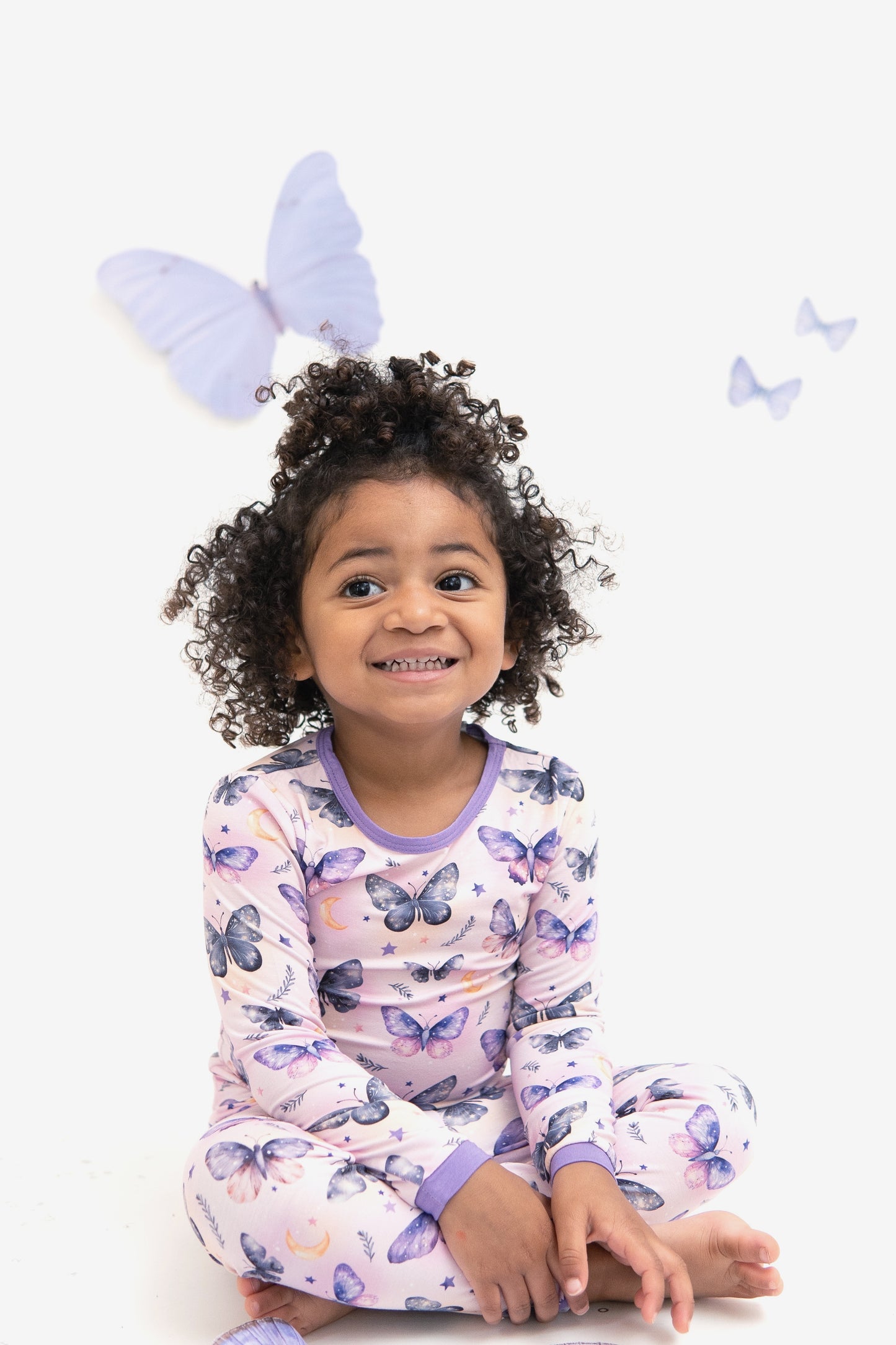 Mystical Butterfly 2pc Long Sleeve Toddler Pajamas