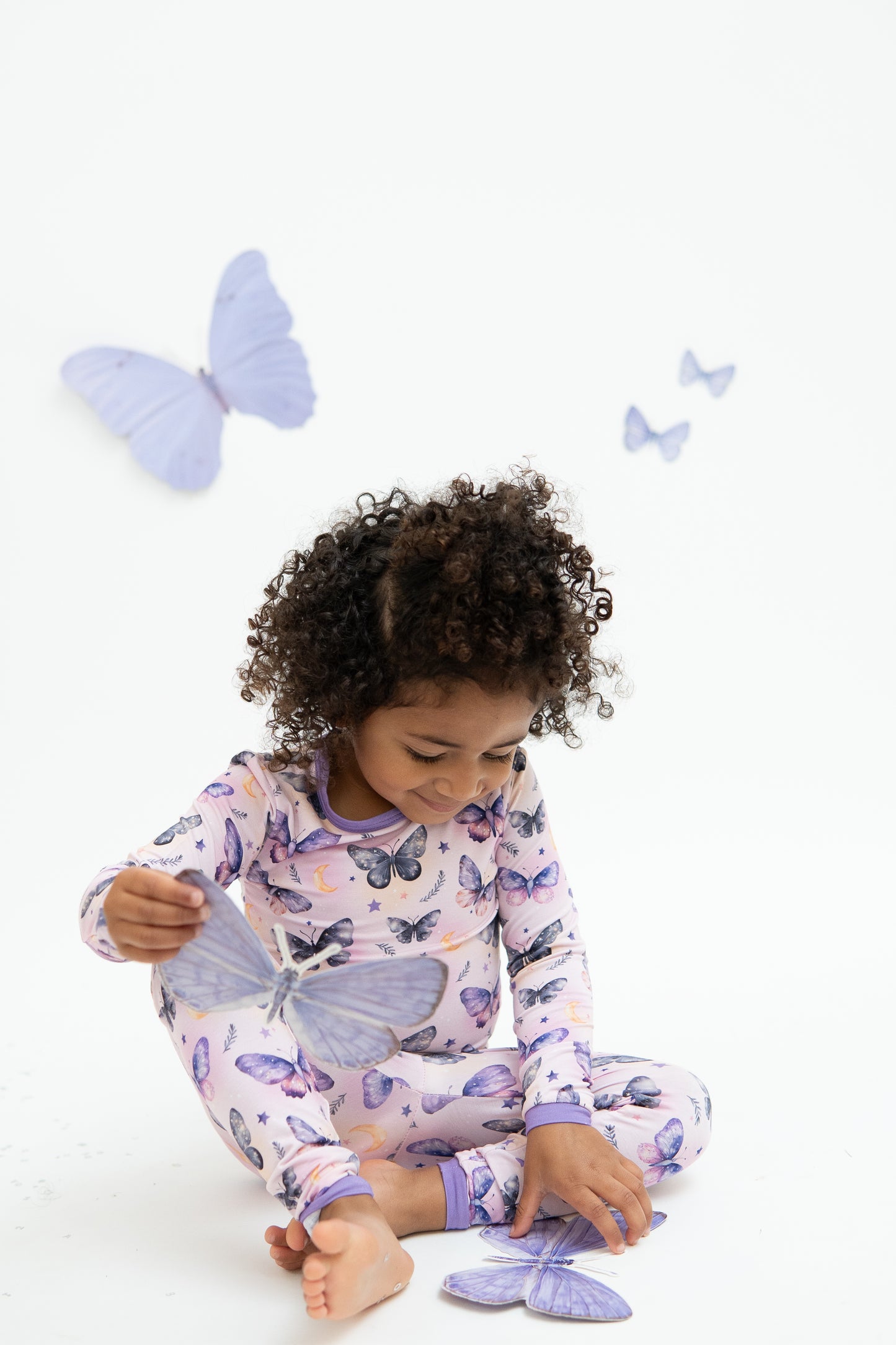 Mystical Butterfly 2pc Long Sleeve Toddler Pajamas