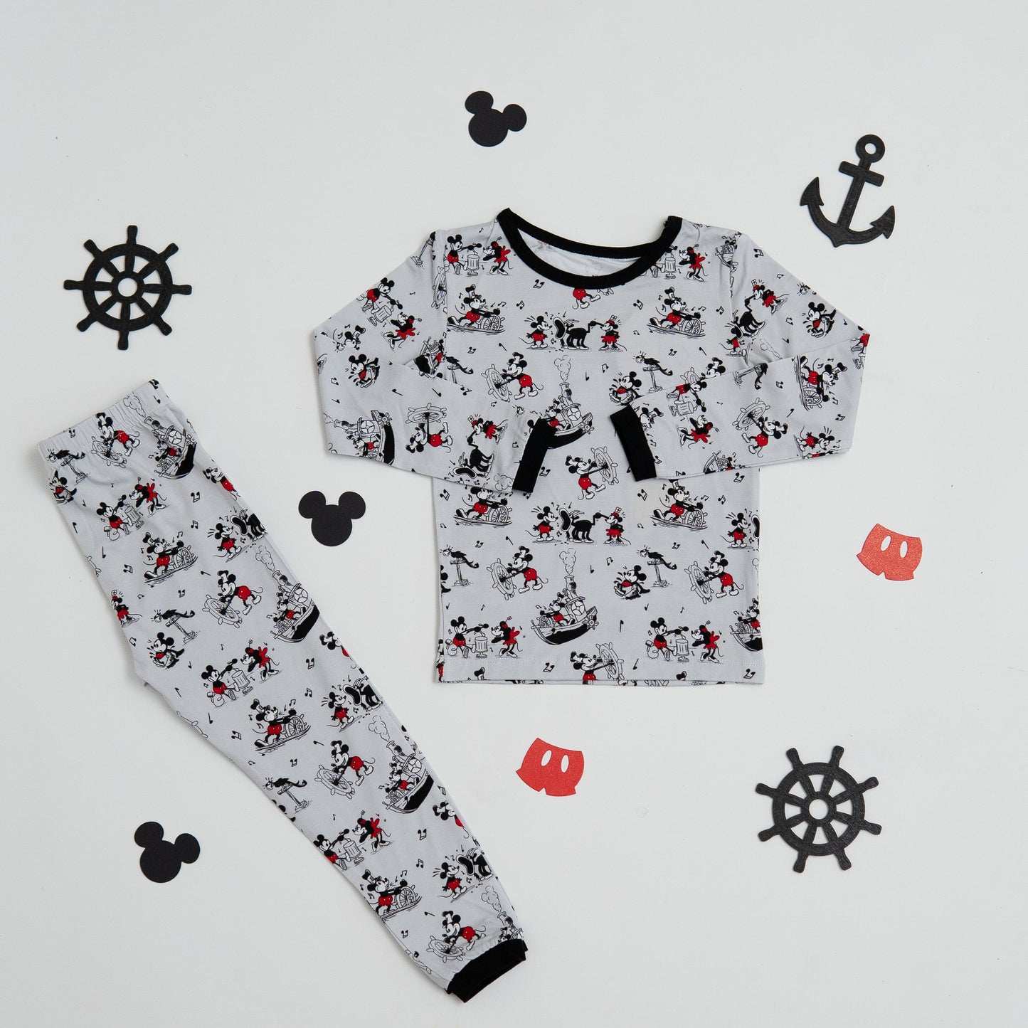 Steamboat Willie 2pc Long Sleeve Toddler Pajamas