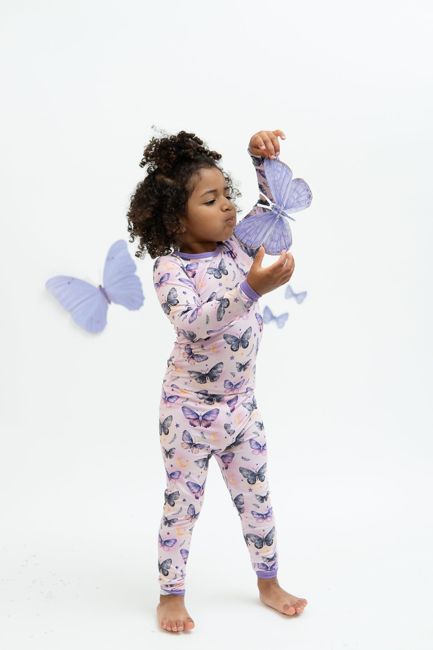 Mystical Butterfly 2pc Long Sleeve Toddler Pajamas