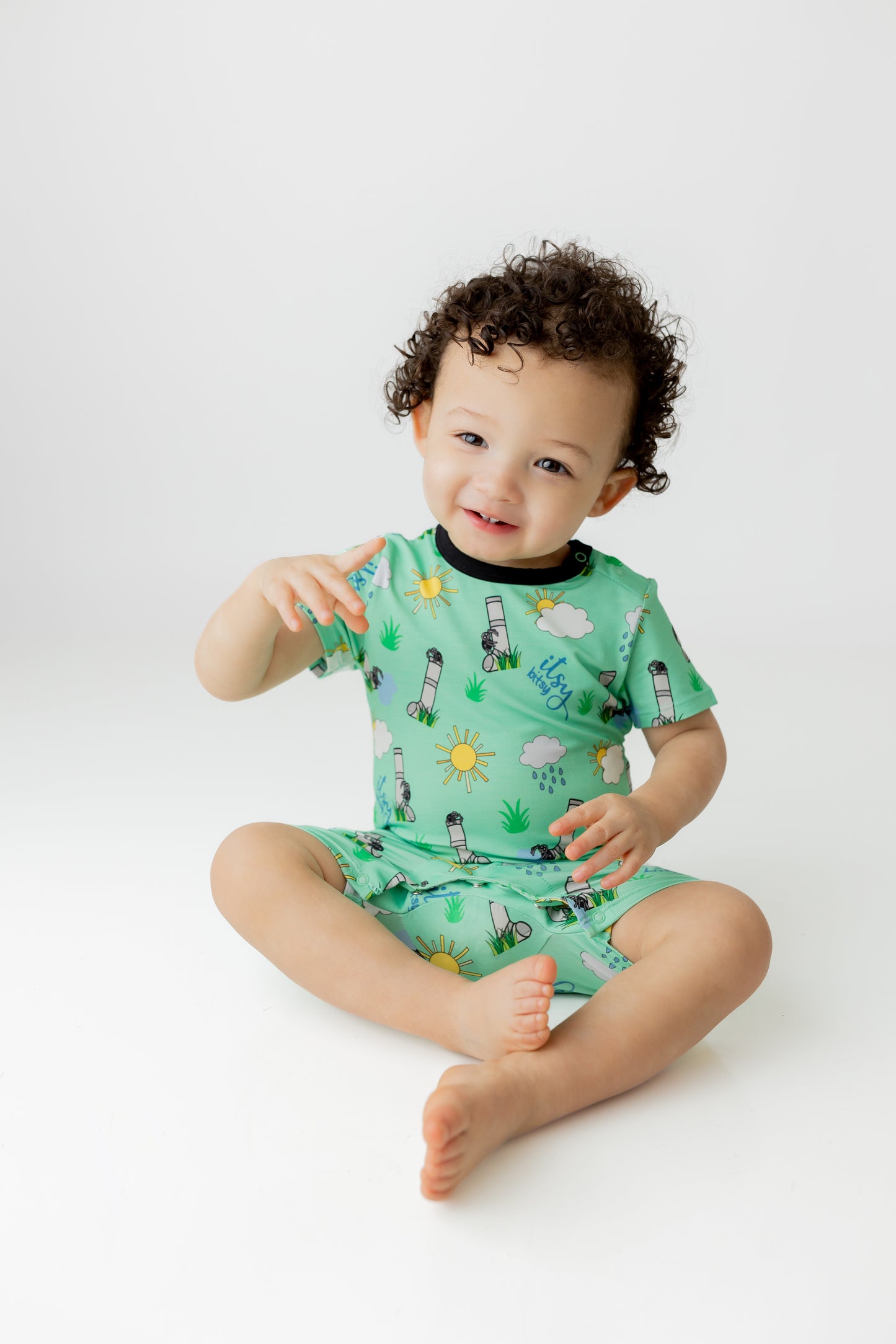 Itsy Bitsy Spider Shortie Romper