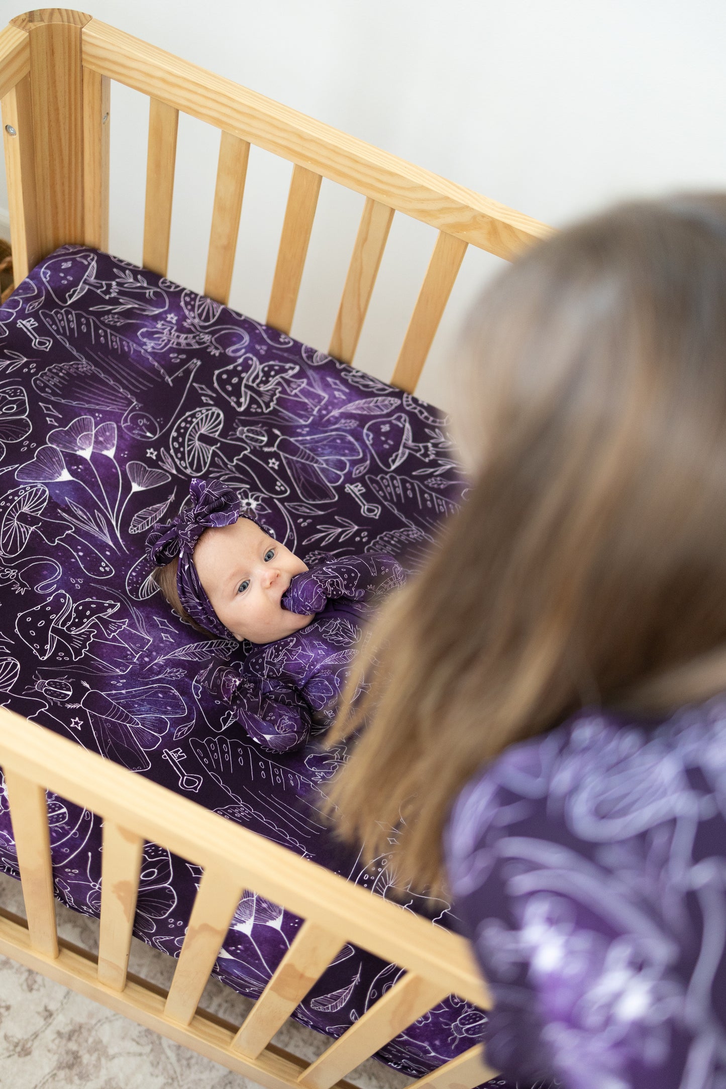 Whimsy Haze Crib Sheet