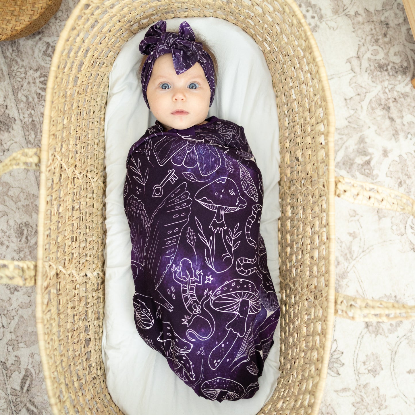 Whimsy Haze Swaddle Blanket