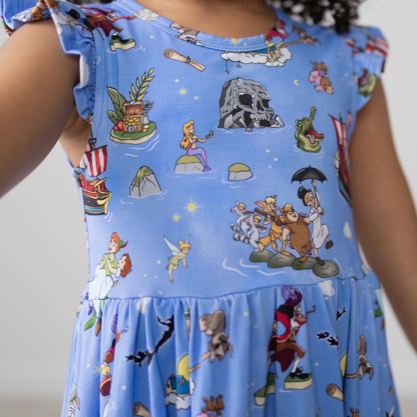 Neverland Flutter Twirl Dress w/ shorts