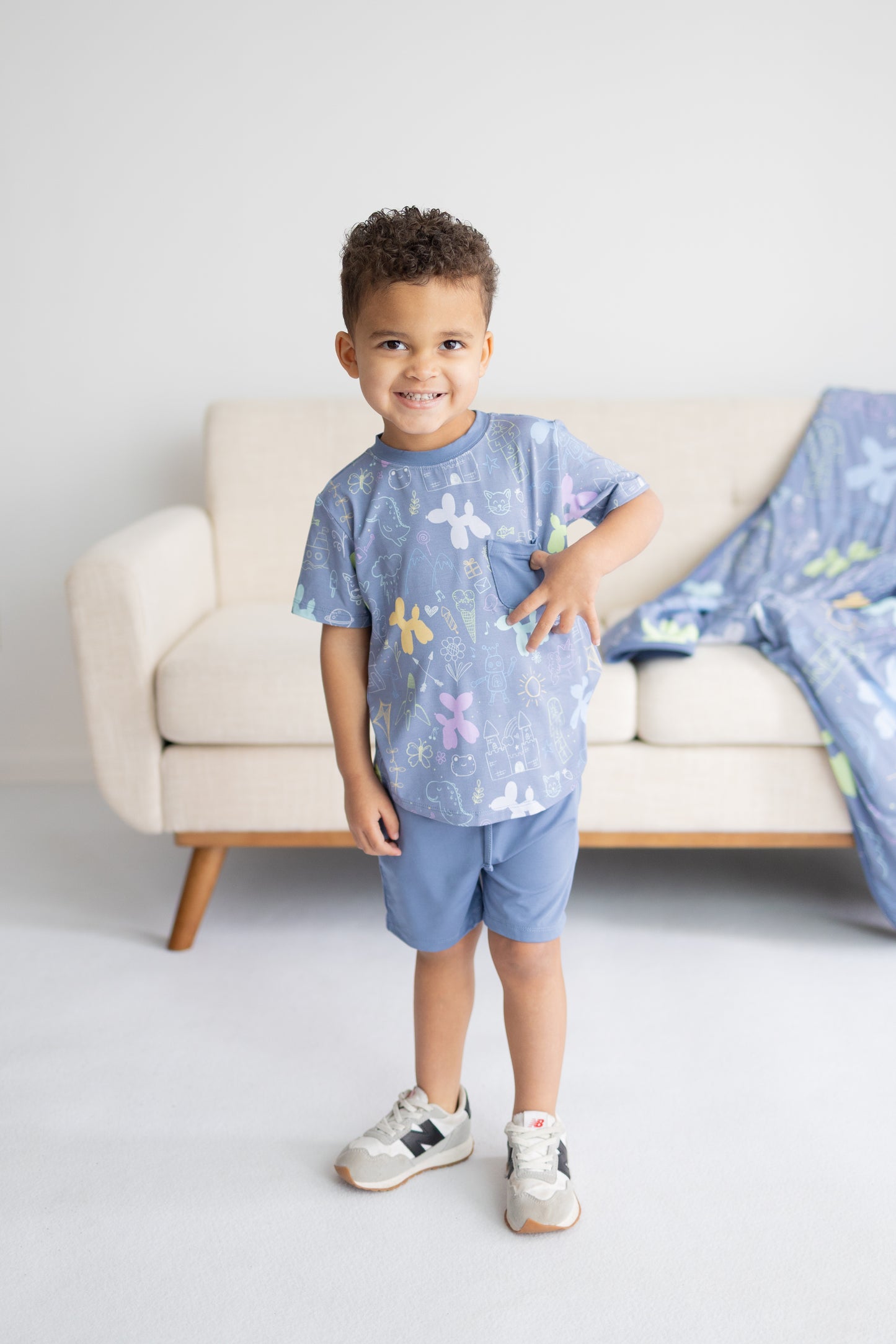 Childhood Doodles Daywear Short Set