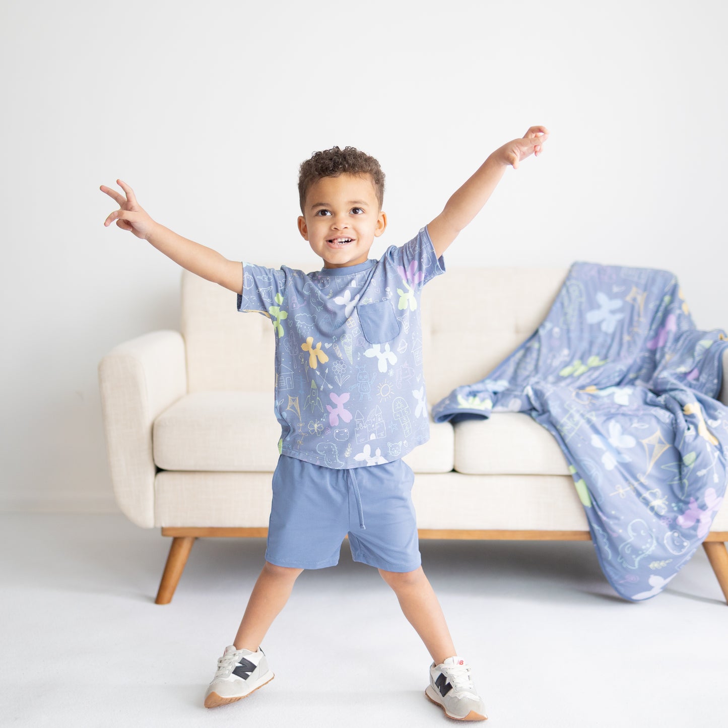 Childhood Doodles Daywear Short Set