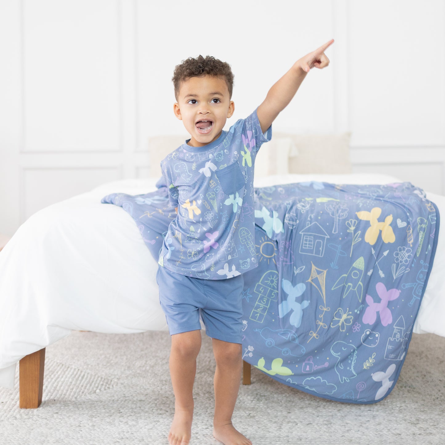 Childhood Doodles Daywear Short Set