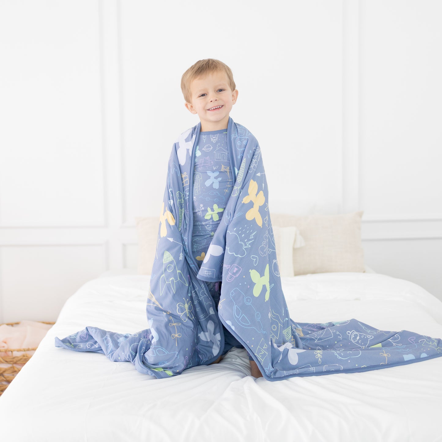 Childhood Doodles Snuggle Blanket