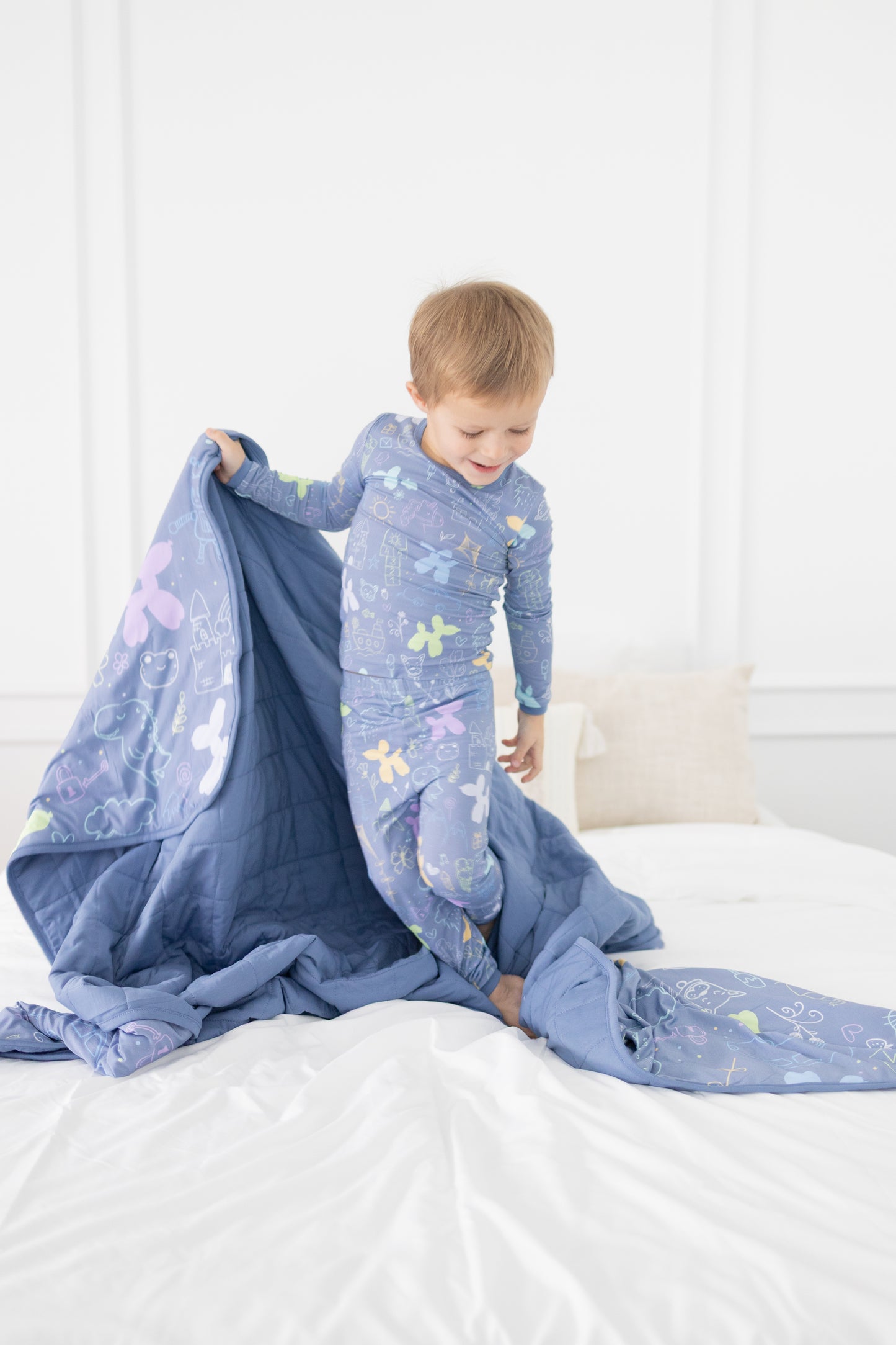 Childhood Doodles 2pc Long Sleeve Pajamas