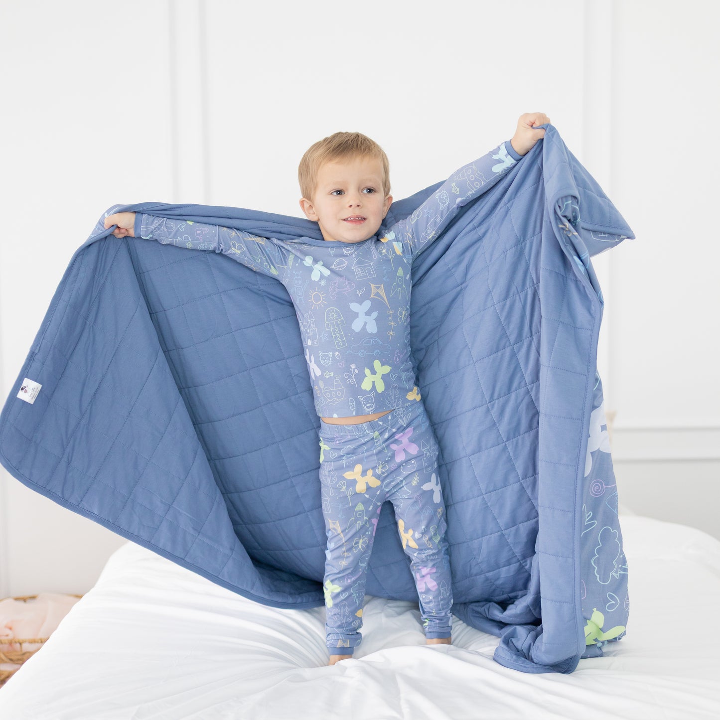 Childhood Doodles 2pc Long Sleeve Pajamas