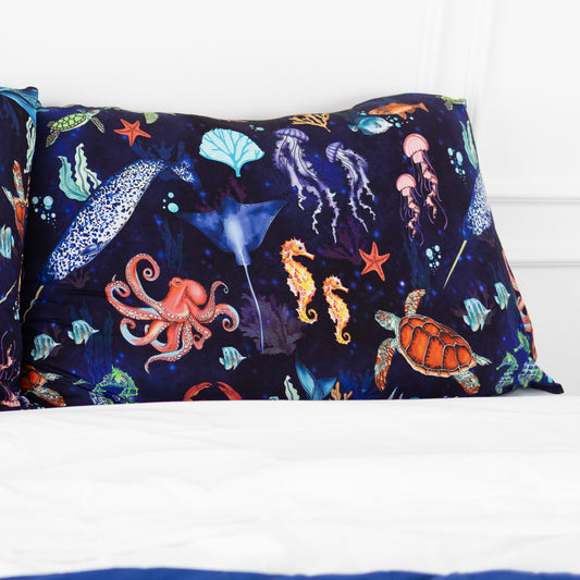 Deep Blue Sea Pillow Case