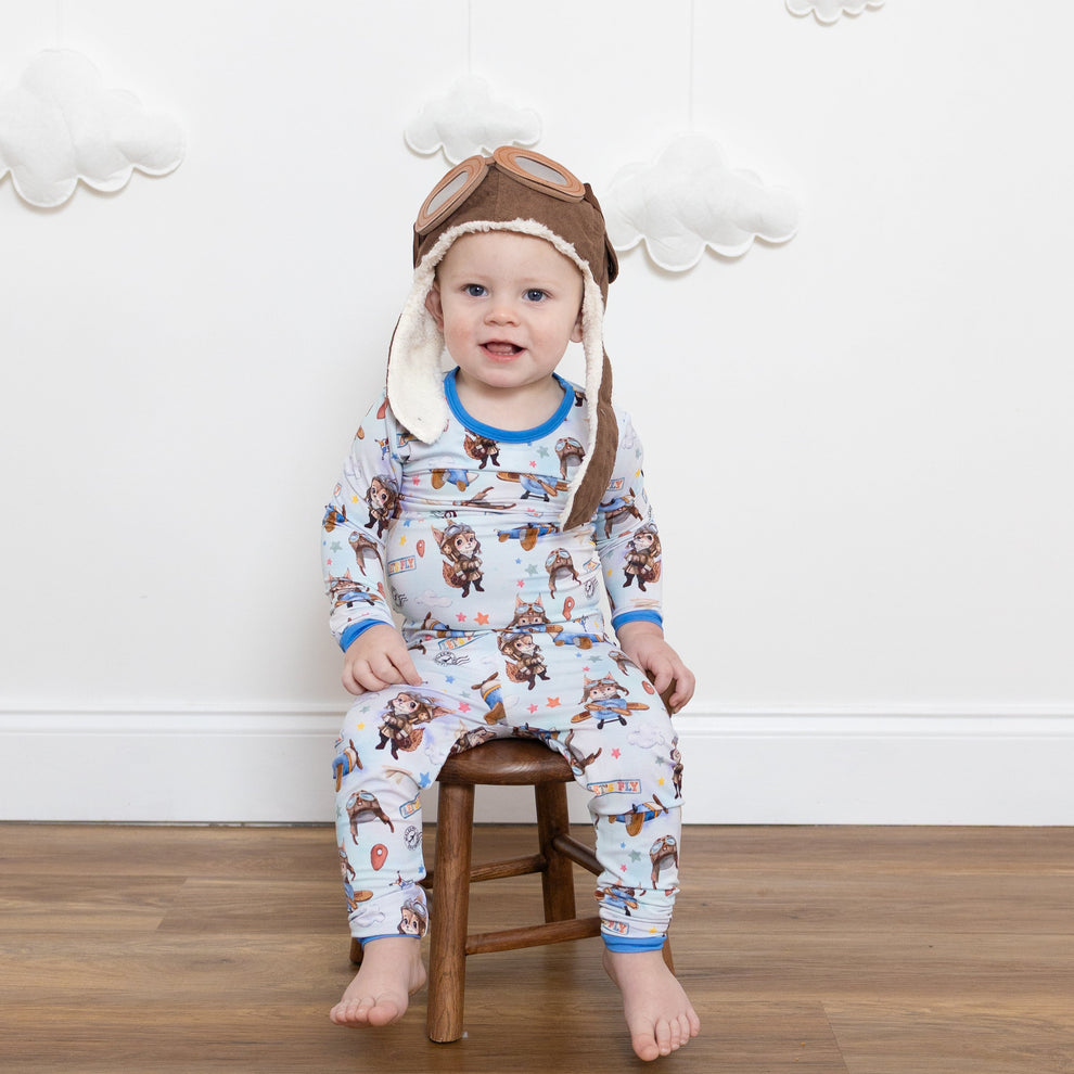 Let's Fly 2pc Long Sleeve Pajamas – Lama Littles
