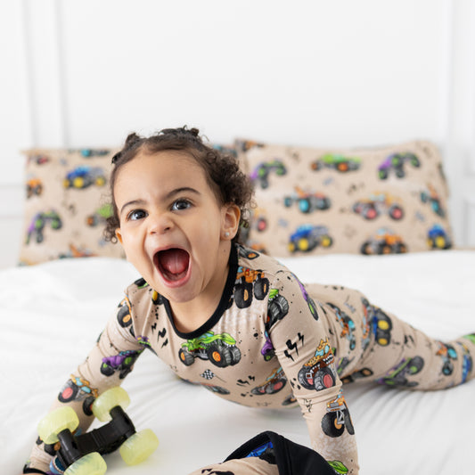 Monster Trucks 2.0 2pc Long Sleeve Pajamas