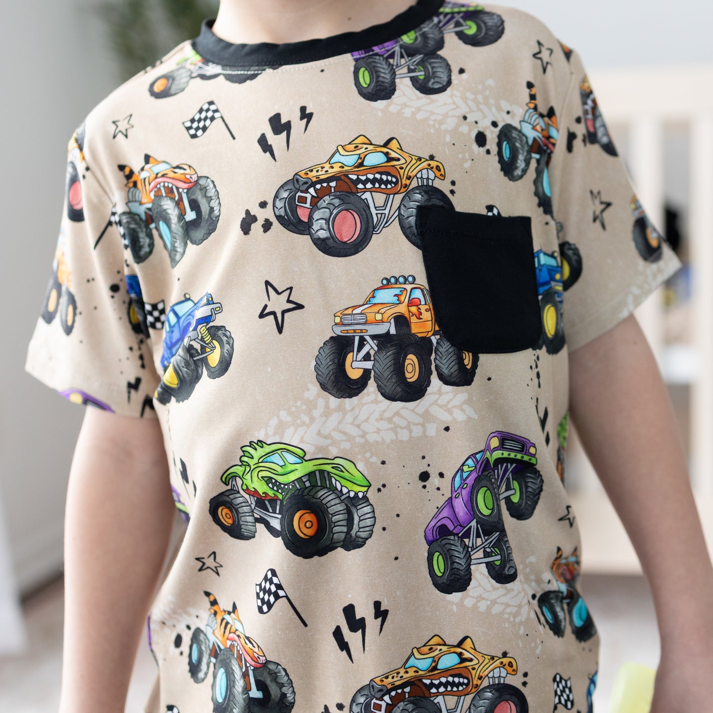 Monster Trucks 2.0 Daywear Short Set