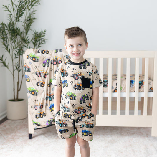 Monster Trucks 2.0 Daywear Short Set
