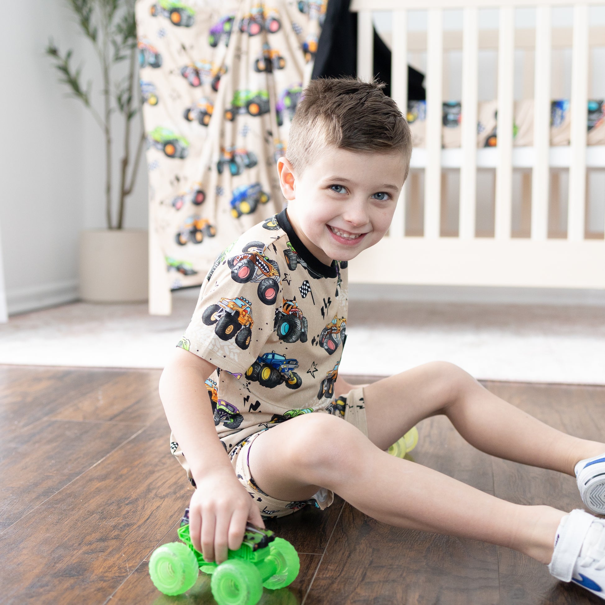 Monster Trucks 2.0 Daywear Short Set