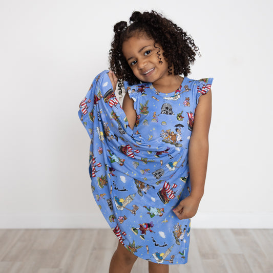 Neverland Flutter Twirl Dress w/ shorts