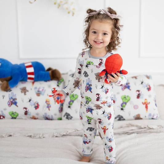 Superhero Squad 2pc Long Sleeve Pajamas