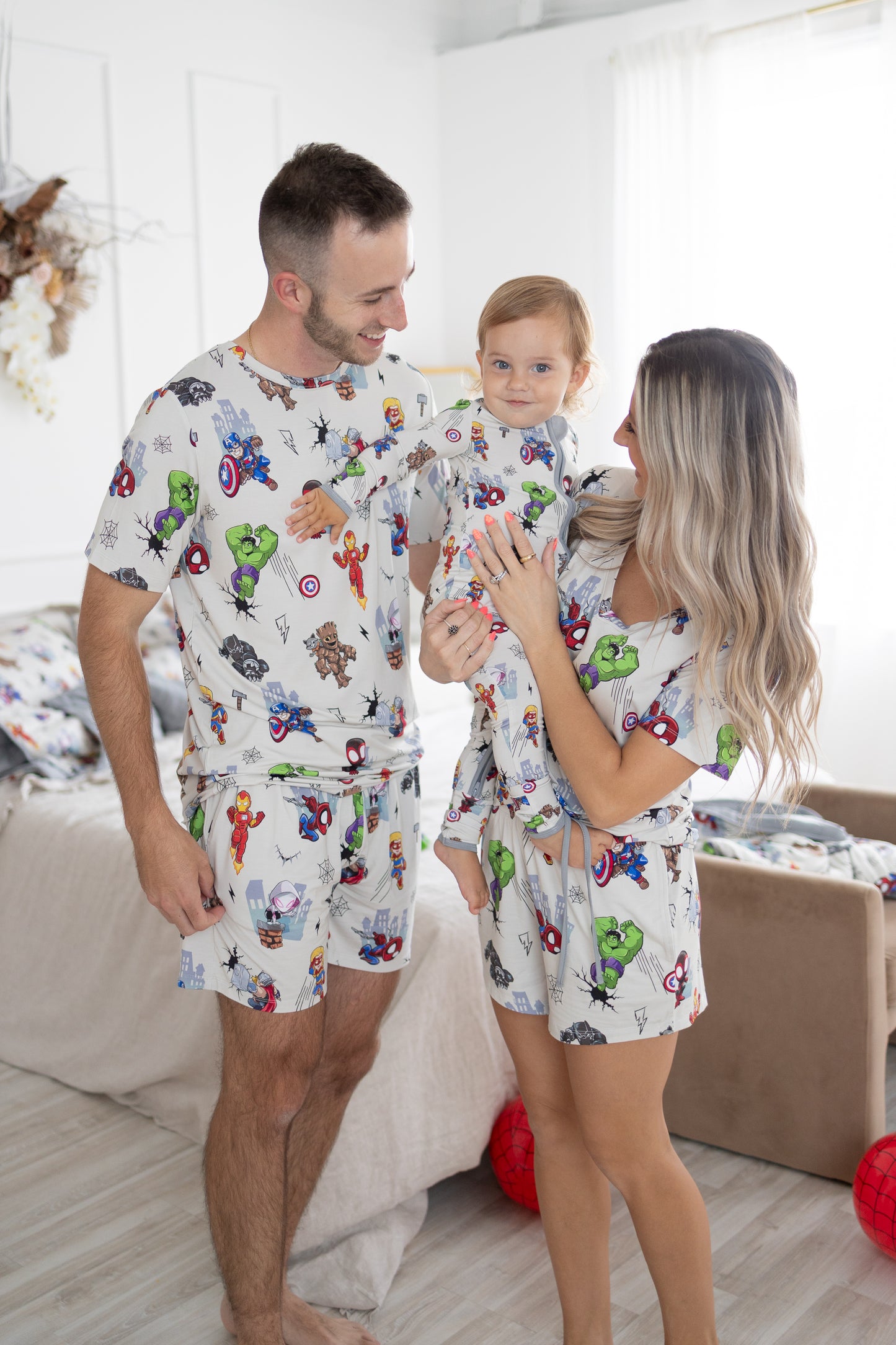 Superhero Squad Women's 2pc Short Pajamas