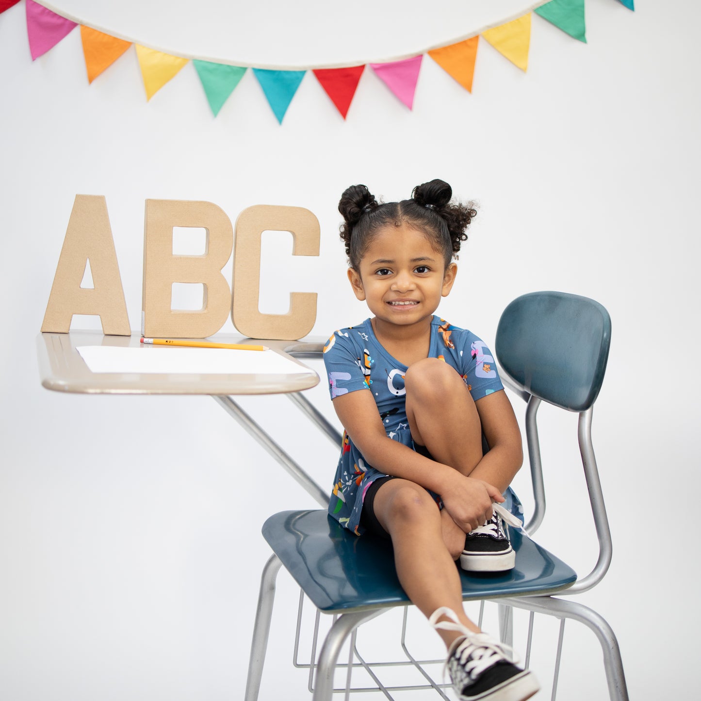 Magical ABC's Peplum top