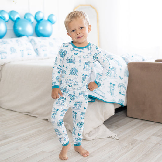 Summer Parks 2pc Long Sleeve Pajamas