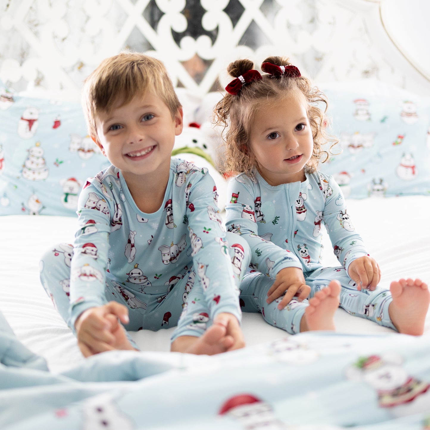 Frosty Friends 2pc Long Sleeve Pajamas
