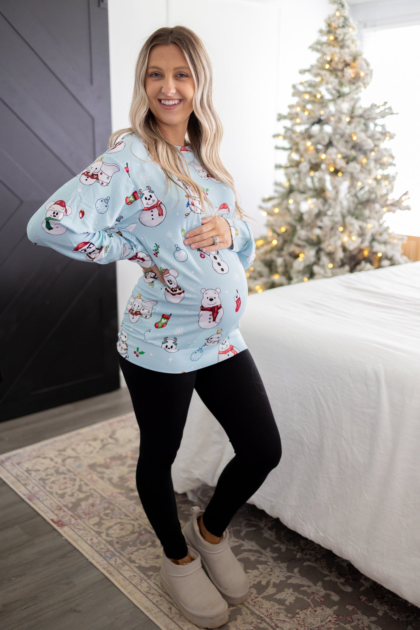 Frosty Friends Adult Unisex French Terry Pullover