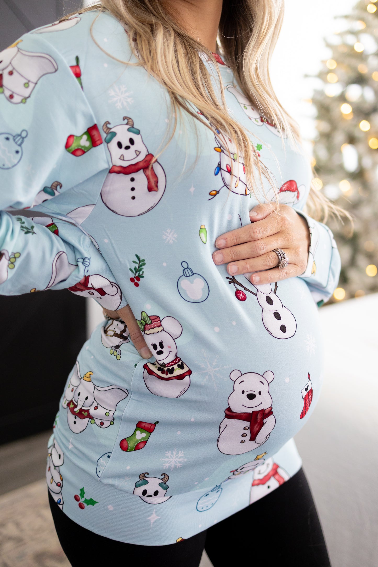 Frosty Friends Adult Unisex French Terry Pullover