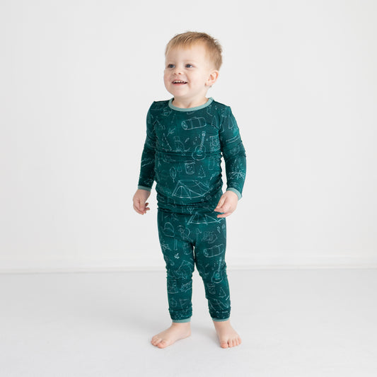 Camping 2pc Long Sleeve Pajamas