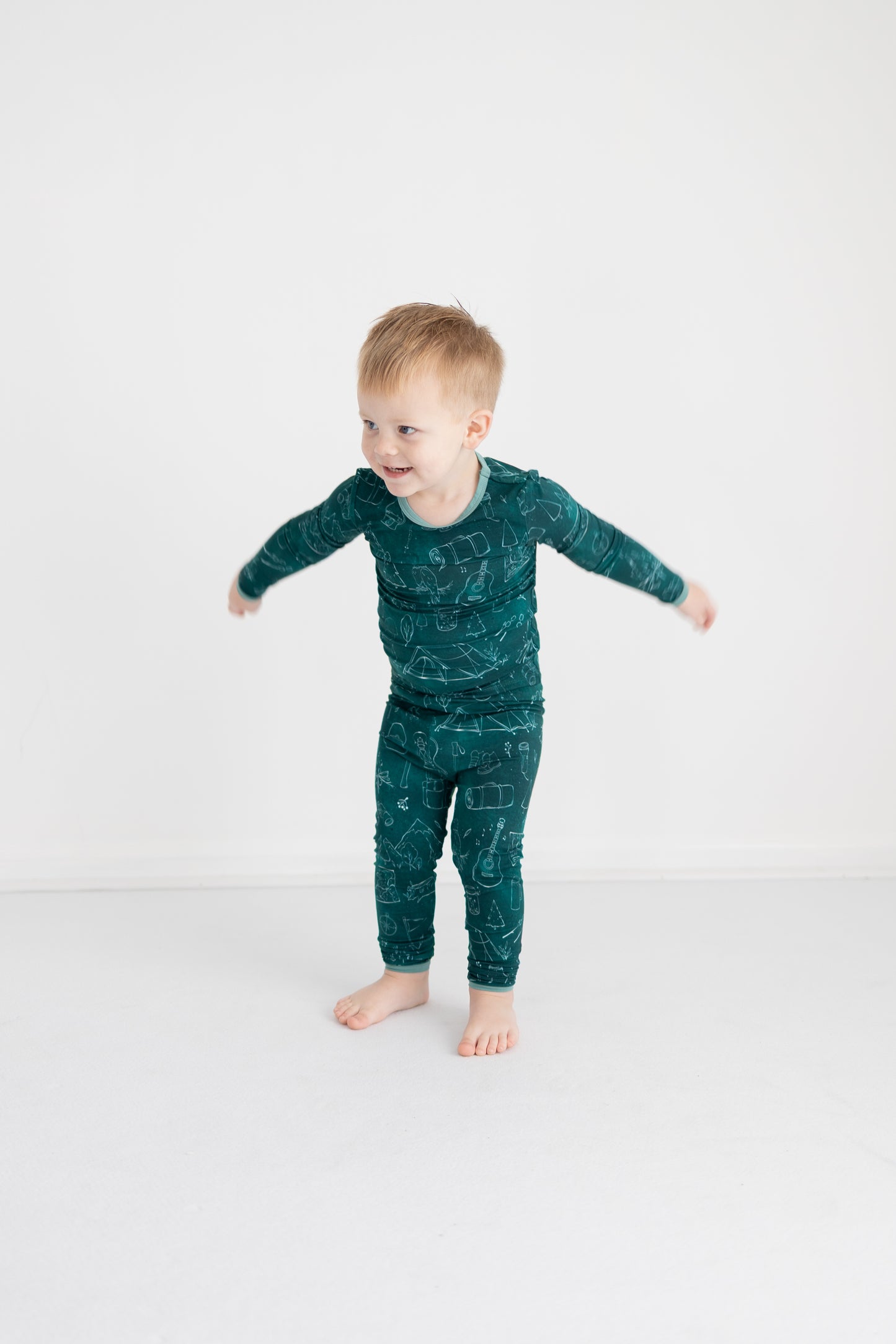 Camping 2pc Long Sleeve Pajamas