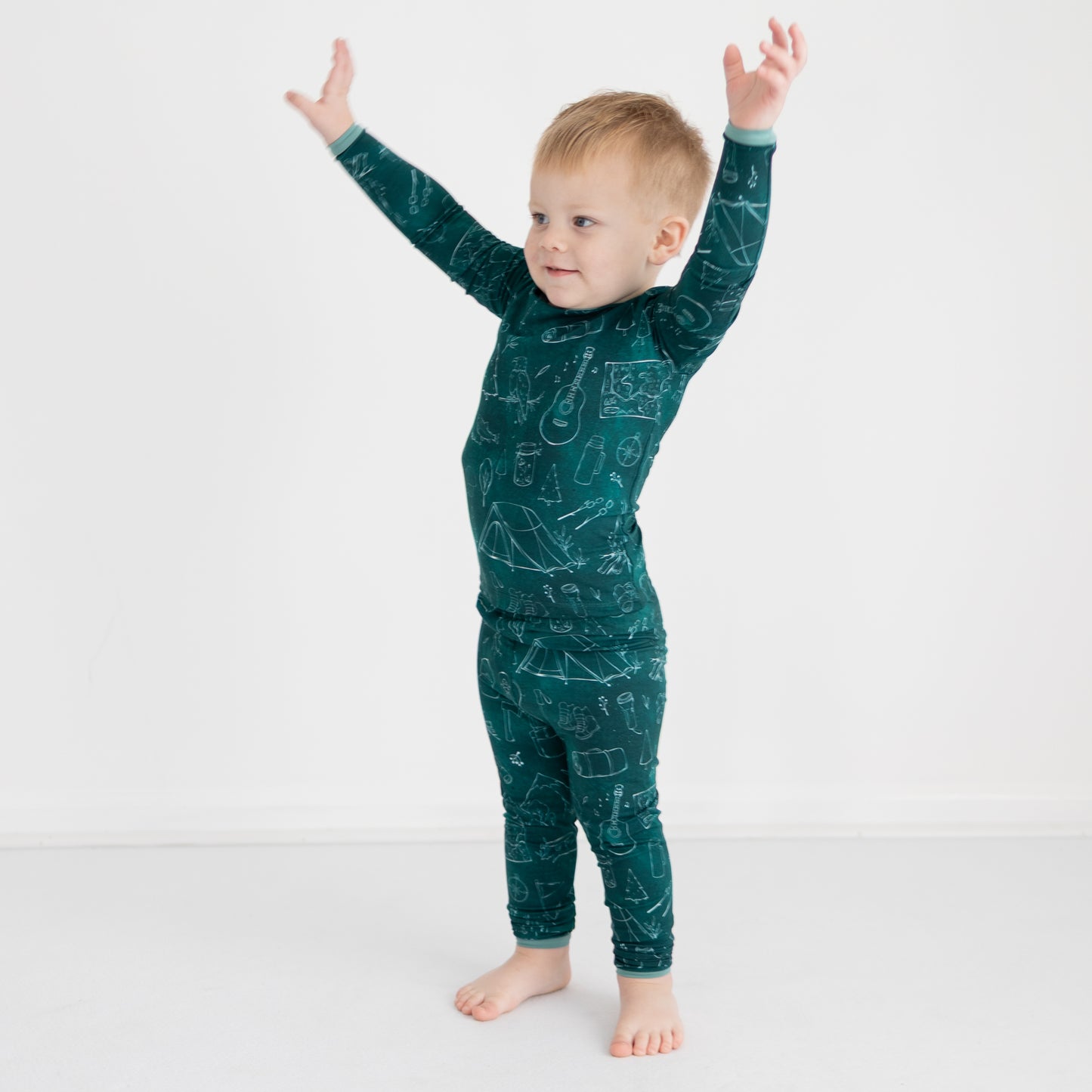 Camping 2pc Long Sleeve Pajamas