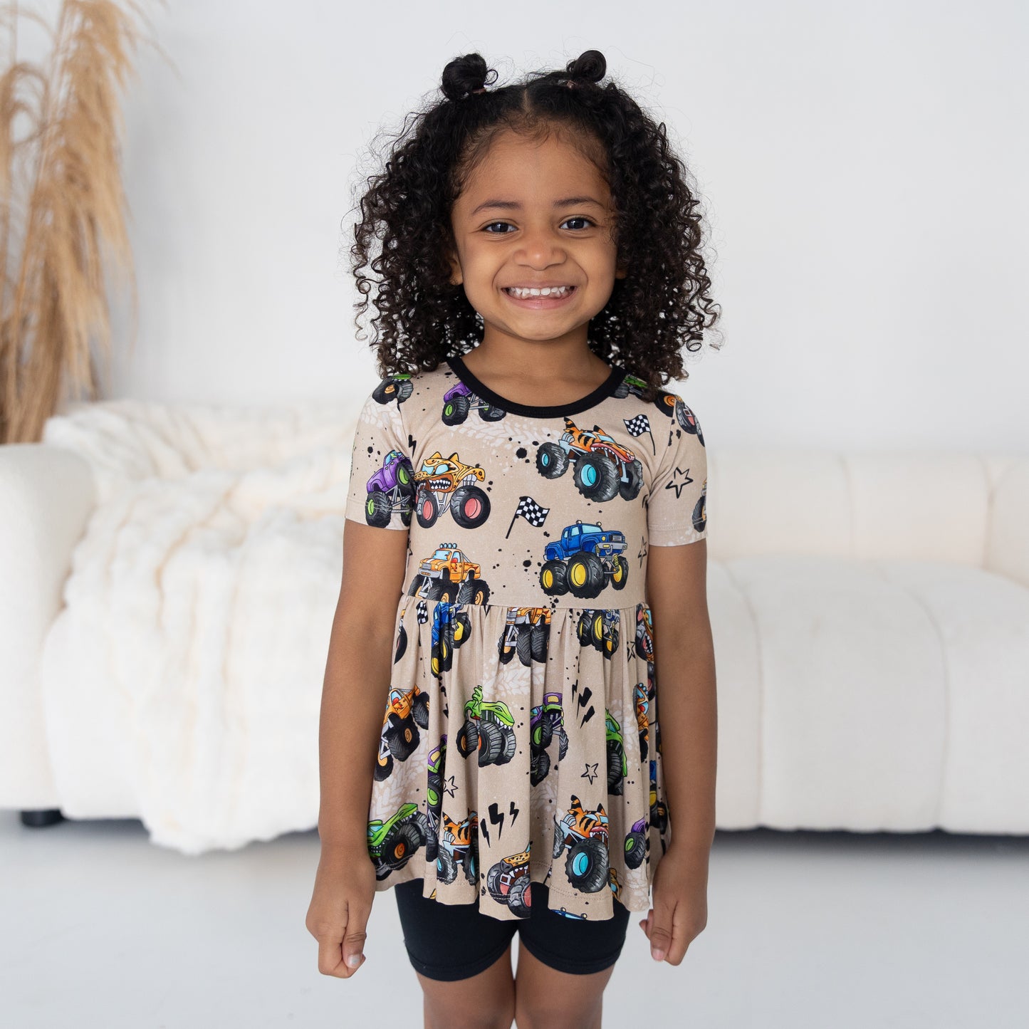 Monster Trucks Peplum Top