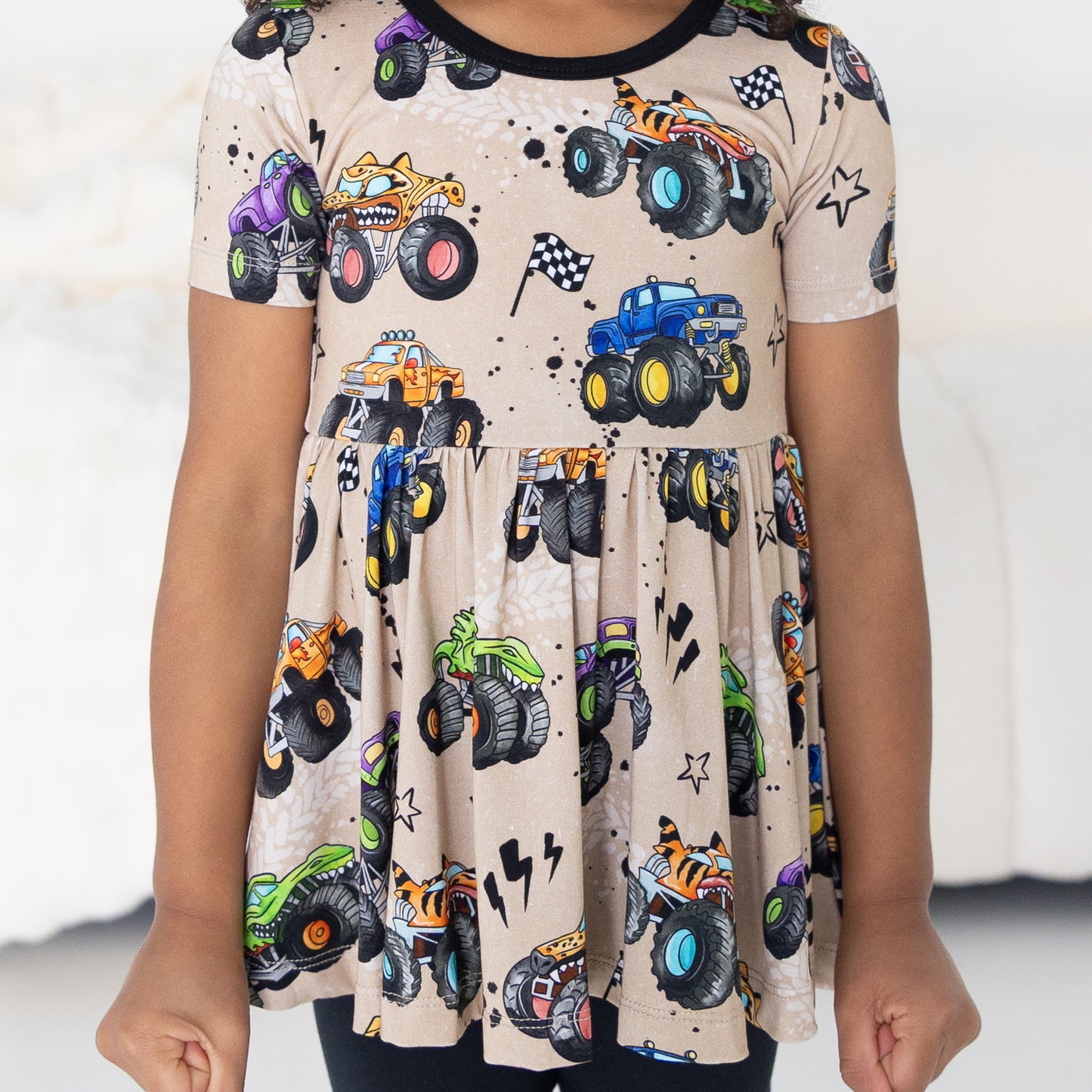 Monster Trucks Peplum Top