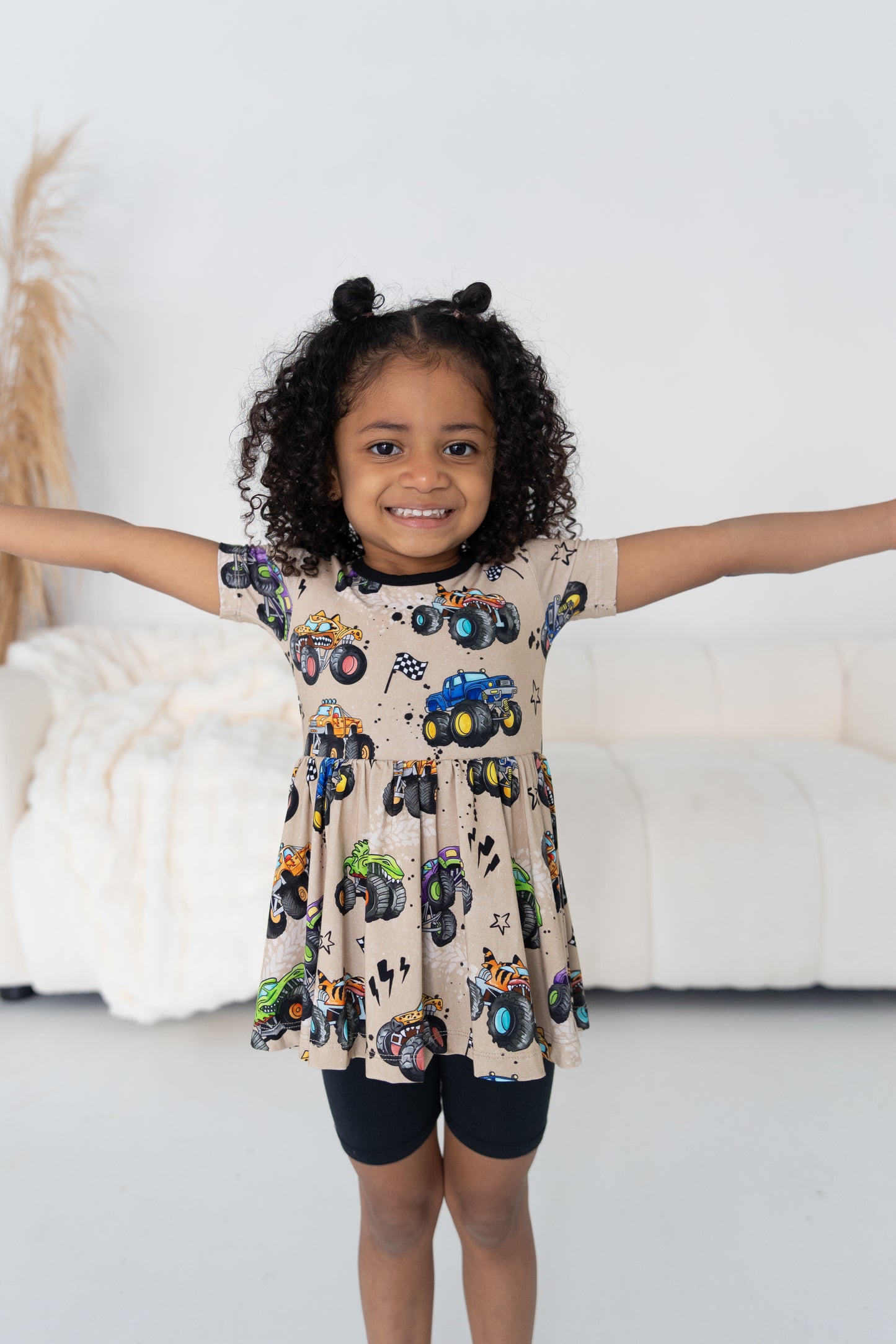Monster Trucks Peplum Top
