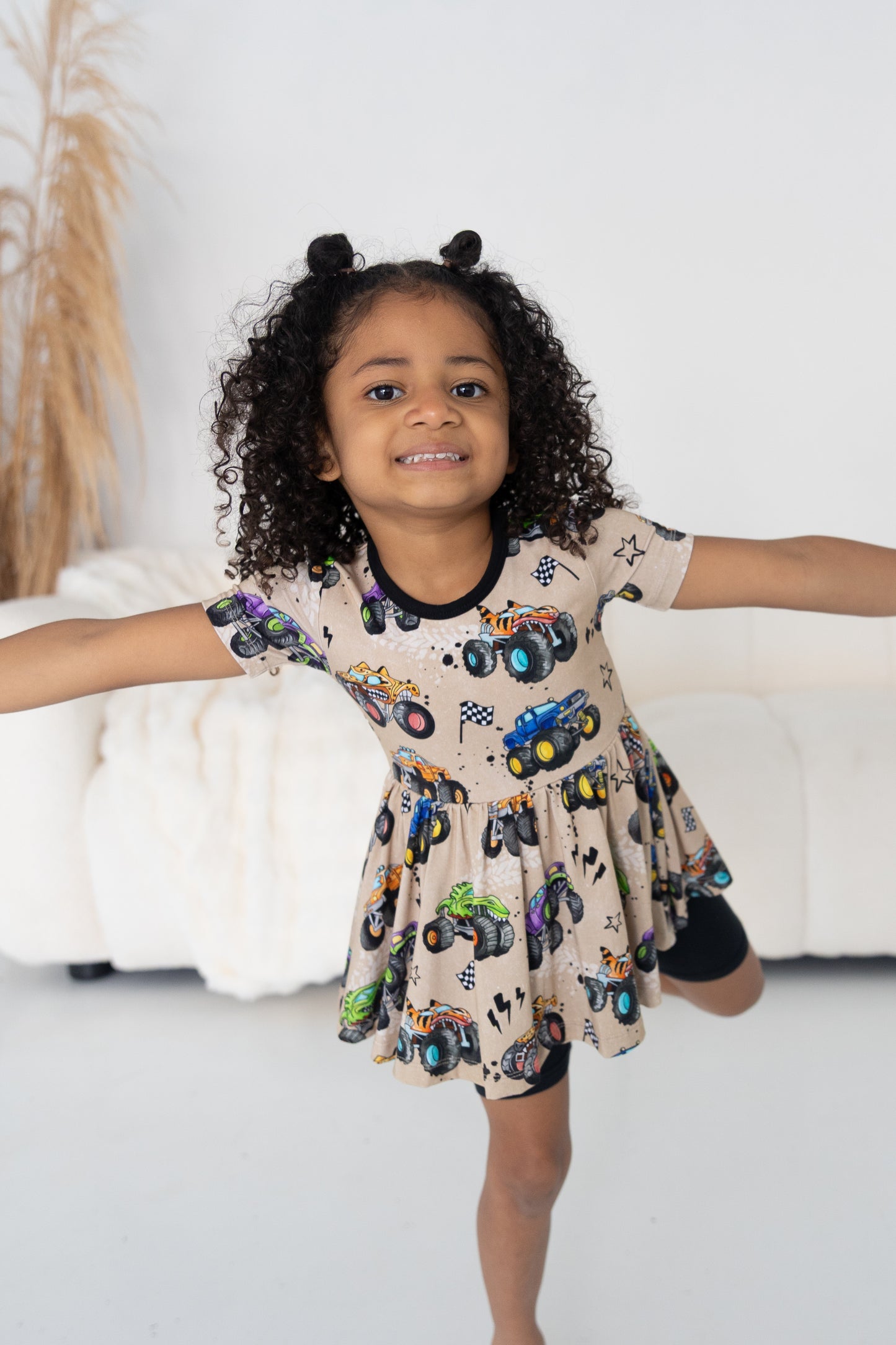Monster Trucks Peplum Top