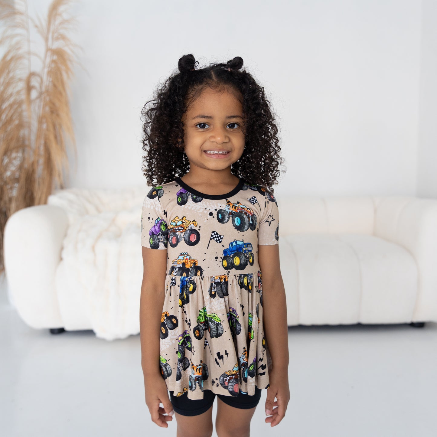 Monster Trucks Peplum Top