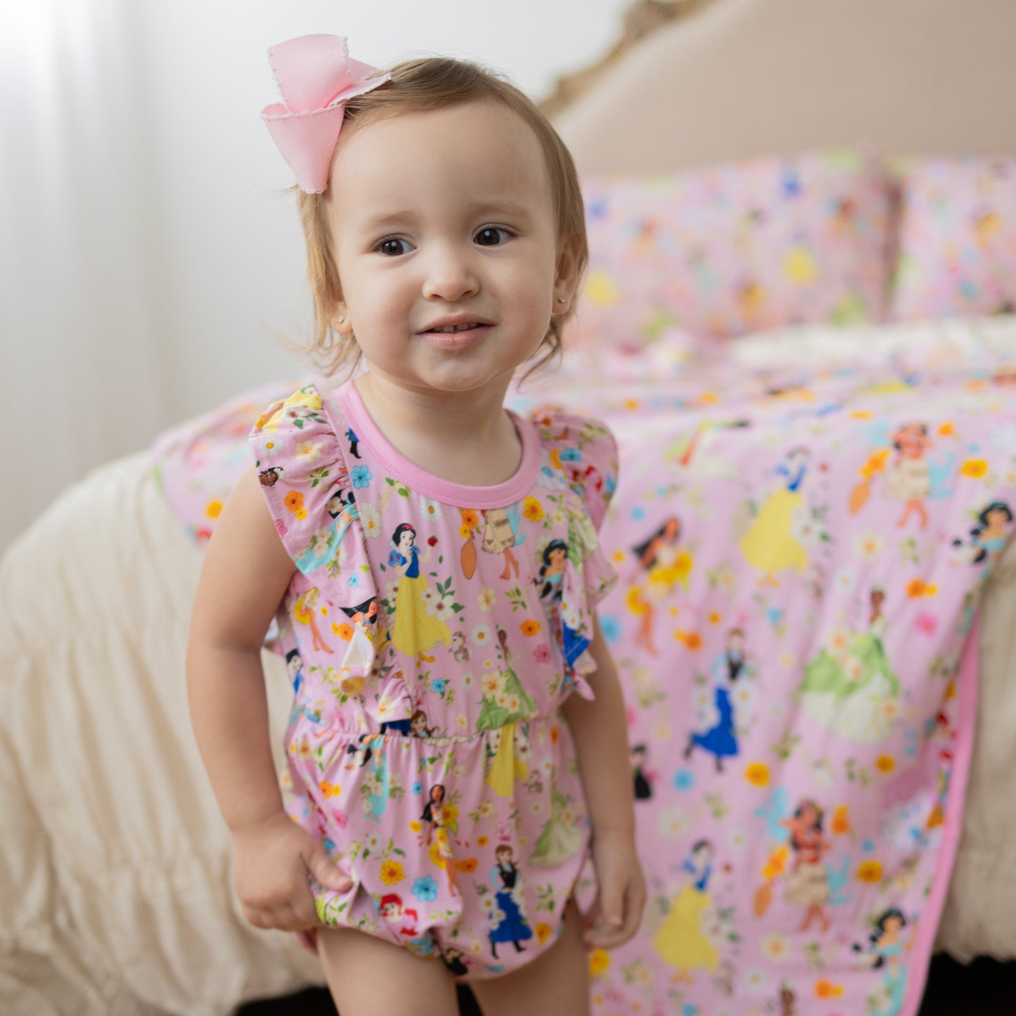 Princess Blooms Bubble Romper