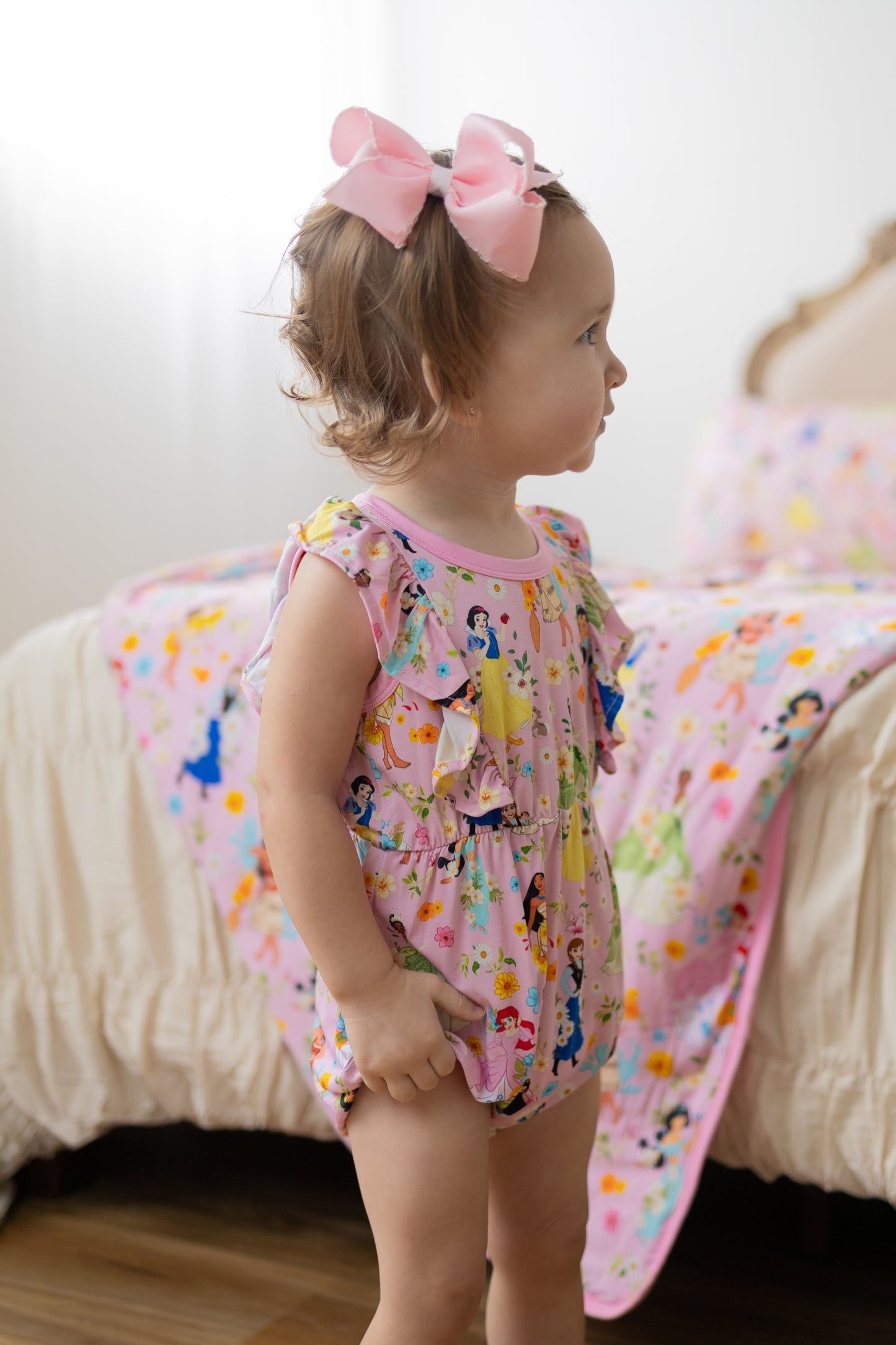 Princess Blooms Bubble Romper