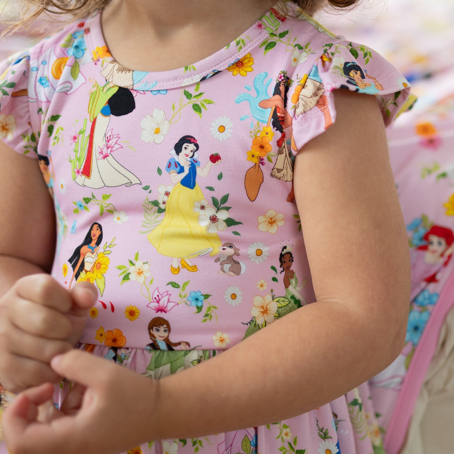 Princess Blooms Flutter Twirl Dress w/ shorts