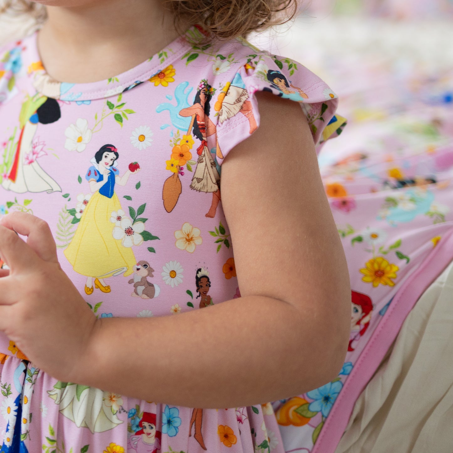 Princess Blooms Flutter Twirl Dress w/ shorts