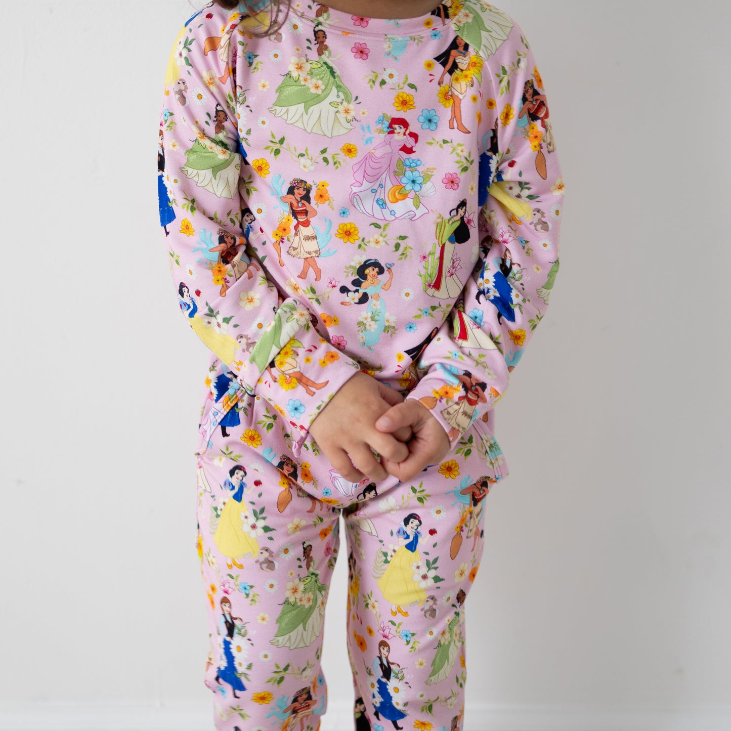 Princess Blooms Long Sleeve French Terry Jogger Set