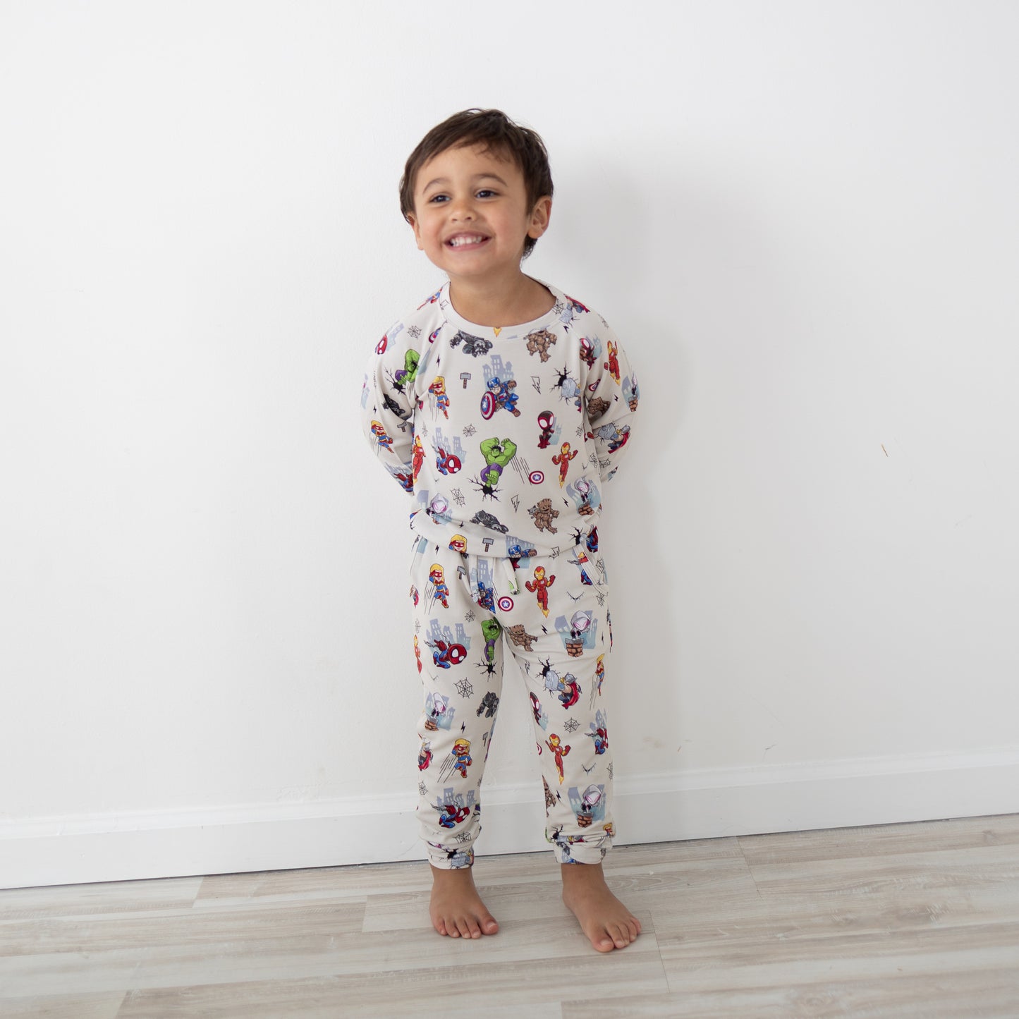 Superhero Squad Long Sleeve French Terry Jogger Set