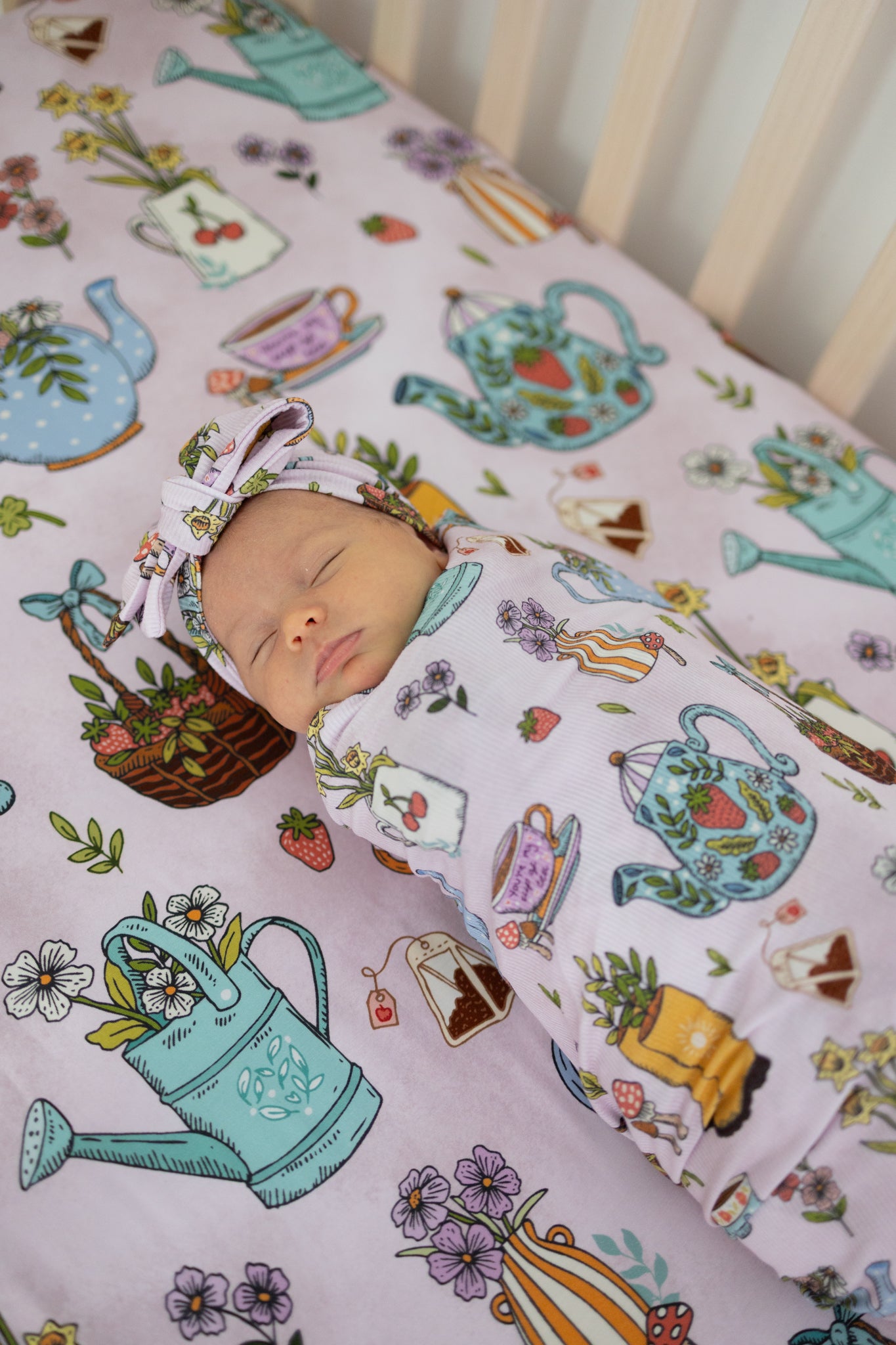 Bloom & Brew Ribbed Swaddle Blanket