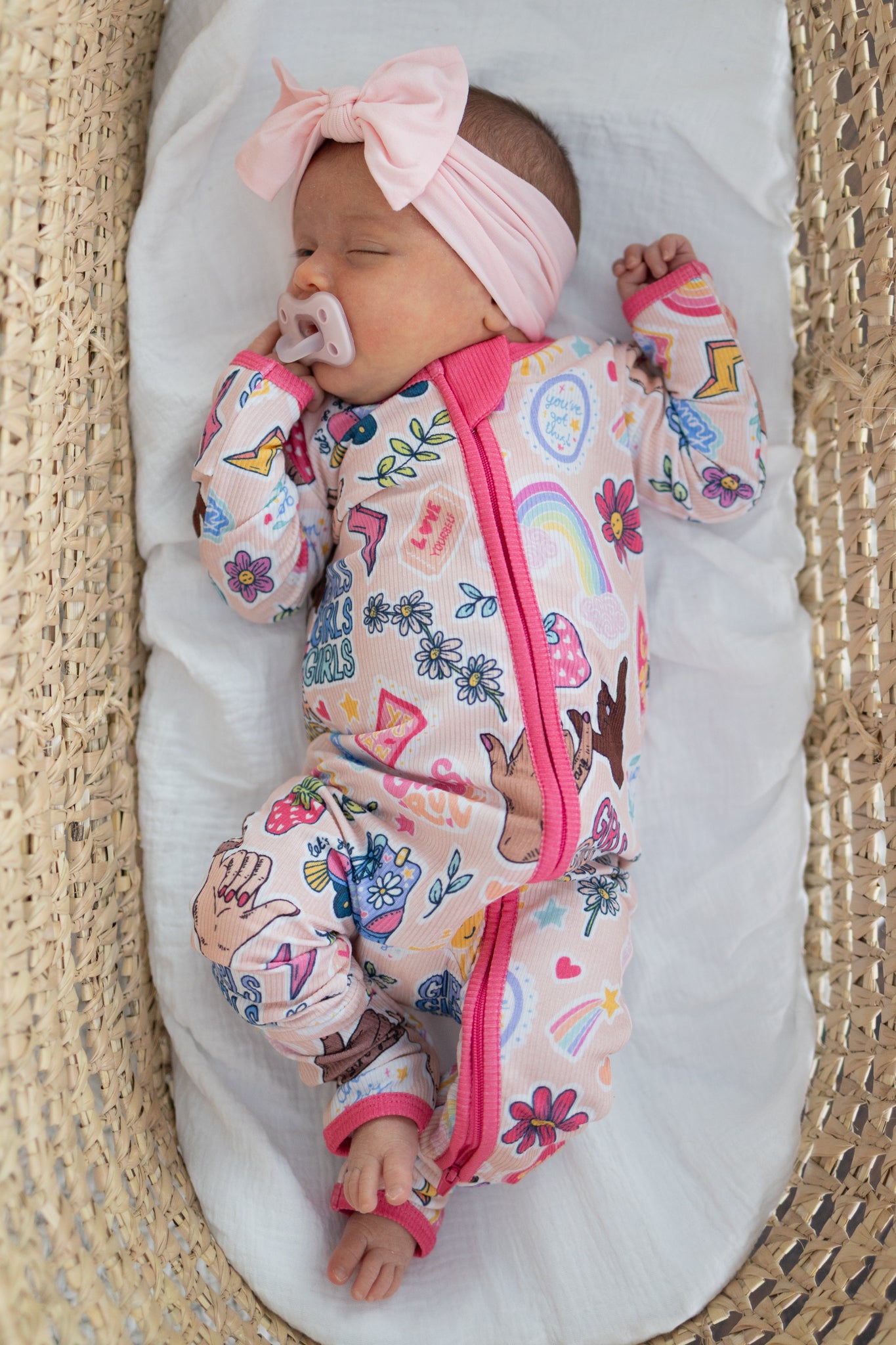 Girl Power Ribbed Convertible Zippy